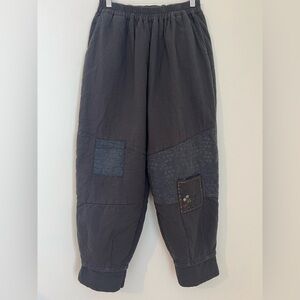 Charcoal Gray Cotton Joggers